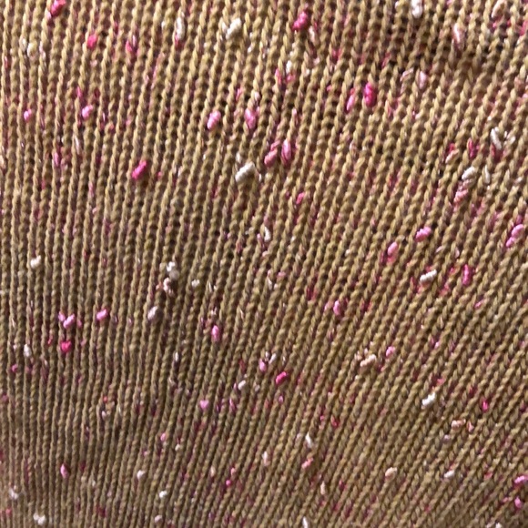 Ball of Cotton zipper color block tweed, black trim pink thread cardigan - Picture 8 of 13